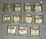Gate House Satin Brass Double-acting Spring Hinge #0353099 ..lot Of 11 Pkgs. Fixed Price $18.00.