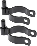Ozark Fence - Chain Link Gate Post 2 7/8 Inch, Black Coated Steel. Fixed Price $25.21.