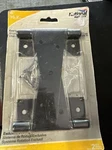 National Hardware N129-155 Black Hot Rolled Steel Extra Heavy Duty T-hinge 6 In.. Fixed Price $18.50.