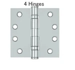Deltana Commercial 4" X Square Corner Ball Bearing Mortise 2 Sets Total. Fixed Price $12.00.