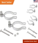 Galvanized Steel Heavy-duty Hinges For Chain Link Fence Secure Door Mount. Fixed Price $29.34.