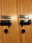 100 Pair Black Cabinet Inset Glass Door Striker Pivot Hinge Standard Mount. Fixed Price $74.99.
