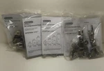 Lot Of Pairs Amerock BP4611-A14 Nickel Full Overlay 110 Frameless Hinge New. Fixed Price $44.88.
