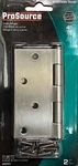 Prosource 4X4)" Residential Door Hinge, Steel, Silver 2PC Set. Fixed Price $11.99.