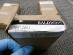 New Baldwin 1041260I Square Ball Bearing Mortise Hinge, Bright Chrome. Fixed Price $55.00.