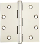Deltana DSB4514 4.5 X In. Square Hinges, Bright Nickel - Solid Brass Pack. Fixed Price $79.49.