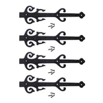 Poseidon 12" Faux Wrought Iron Strap Hinge Garage Gate Door Decor Pack Of 4. Fixed Price $85.99.