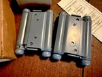 Vintage Bommer Double Action Spring Hinges 3029 Primed Coat Nos. Fixed Price $69.00.