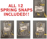 Bulk Lot Of 12 Assorted National Hardware 3166BC Stainless Steel Spring Snaps. Fixed Price $43.99.