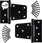 3.5 Inch Heavy Duty Gate Hinges Fence Door Durable Black Strap. Fixed Price $19.86.