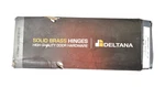 Deltana 4"X4" Square Hinges 2 Pack Matte Black Finish Solid Brass Corner Bearing. Fixed Price $29.89.