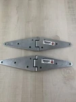 Lot Of National Hardware N128-074 Heavy Strap Hinge, 6" Zinc Plated New. Fixed Price $9.03.