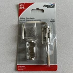 National Hardware N238-998 Sliding Door Latch 1/2 Nickel Finish V800 Open Box. Fixed Price $12.63.