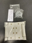 Miseno MDH4592PR 4.5"X4.5" Spring Square Corner Door Hinge Pair - Primed. Fixed Price $12.31.