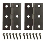 Everbilt 1/2" X 1-9/16" Middle Hinges Oil Rubbed Bronze Finish (3 2-PACKS). Fixed Price $17.99.