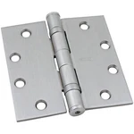 3 Pack Stanley Hardware Architectural 4.5" Satin Chrome Ball Bearing Door Hinges. Fixed Price $28.00.