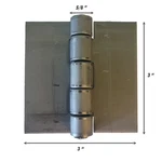 Heavy Duty Steel Weld On Butt/book Hinge 3" X. Fixed Price $56.95.