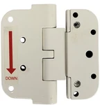 New Hoppe 3033932 Adjustable Swing Door Hinge F9010 Pure White Rho / Lhi. Fixed Price $21.24.