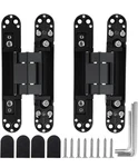 2 Set 6 Inch Door Hinges Alloy Heavy Duty Invisible 180 Degree Swing Co.... Fixed Price $39.95.