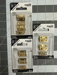 3-PACK 4/PC (12 Hinges) National Hardware N211-284 Bright Brass 3/4" X 11/16". Fixed Price $16.12.