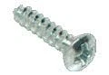 Nickel 8 X 2" Oval Head Phillips Tapping Sheet Metal Screws By Laurence. Fixed Price $44.20.