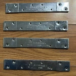 ( Lot OF4 ) Crl 8" Steel Reinforcement Door Hinges Non-handed Storefront Mount. Fixed Price $39.99.