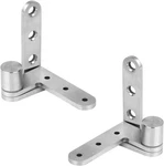 Gbgs 2 Pairs Pivot Door HINGES,4.7 Mm Thick Heavy Offset 180 Degree Shaft. Fixed Price $46.53.