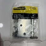 Stanley 4-INCH Utility Hinge Silver Zinc W/ Screws, 81-9053 SP804 (101MM). Fixed Price $11.74.