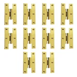 3" Solid Brass Cabinet Hinge Offset Long Lasting Finish Pack 10. Fixed Price $119.99.