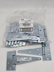 Pack Everbilt 6" Zinc Plated Galvanized Gate Tee Hinges 13618. Fixed Price $109.99.