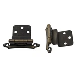 Pair Amerock Face Mount Antique English 3/8" Inset Hinges Self-closing BP7928-AE. Fixed Price $7.73.