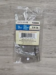 Gatehouse 3" Residential Round Corner Door Hinge, Satin Nickel 0308889 1/4 Rad. Fixed Price $8.21.