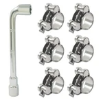 Isdvbuy 6 Pack Tbolt Hose CLAMPS23MM25MM, 304 Stainless Steel Heavy Duty Turb.... Fixed Price $8.90.