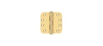Deltana CSB44R5 4" X 5/8" Radius Hinges Pvd Polished Brass Pair. Fixed Price $93.53.