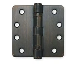 Battalion 4" X Butt Hinge With Antique Bronze Finish, Full Mortise Mounting,. Fixed Price $6.99.