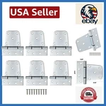 6 Pack 3-1/2" Heavy Duty Zinc Plated Gate Hinges With Screws Durable & Ru.... Fixed Price $43.96.