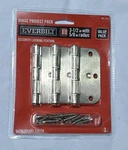 Packs Everbilt Security Door Hinge Satin Nickel 3-1/2" X 5/8" Radius 481 003. Fixed Price $49.99.