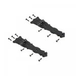 Black Wrought Iron Door Strap Hinge 5.5" Rust Resistant Flush Mount Pack Of 2. Fixed Price $27.99.