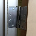 Lot Of 3 Hagar 1279 US26D Five Knuckle 4.5X4.5 Full Mortise Hinges /satin Chrome. Fixed Price $15.00.