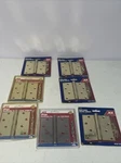 Lot Of Ace Door Hinge Square Corner 4" Bright Brass Assorted Colors New 7 Pcs. Fixed Price $15.00.