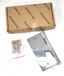 Baldwin Square Corner Mortise Door Hinge Polished Chrome 4-1/2" 1046.260.I. Fixed Price $24.79.