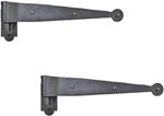 Offset Lift Pintle Strap Hinge 11 In. Black Wrought Iron Gate. Fixed Price $51.99.