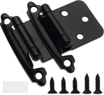 Decobasics 1/2" Overlay Matte Black Cabinet Hinges (30 Pair -60 Pcs) Self Clo.... Fixed Price $56.93.