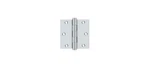 Deltana DSB3526-R 3.5" X Sqr Solid Brass Hinge Pair Polished Chrome. Fixed Price $50.18.