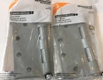 Pack National Hardware 1/2" Ball Bearing Hinges Grey Prime Coat #N236-014. Fixed Price $14.95.