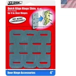 15-PACK Ez-shim HS400BP Foam Finish Hinge Shims For Perfect Door Alignment. Fixed Price $10.99.