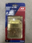 Ace Hardware Double Acting Hinge Self Closing 3 Satin Brass Finish 2 Pack New. Fixed Price $16.87.