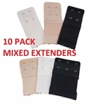 10PCS Bulk Mix Set Elastic Bra Extension Black White Nude Extenders. Fixed Price $71.62.