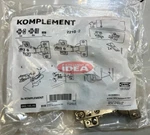 Brand New Ikea Komplement Galvanized Steel Soft Closing Hinge 002.145.05. Fixed Price $36.58.
