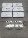 Deltana S35R5HD15 3.5" X Plain Bearing Hinge - Pair Satin Nickel Lot Of 6. Fixed Price $49.99.
